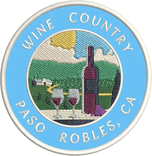 Miniatura 4 de Vinyard - Wine Country - Paso Robles, California 3.5 pulgadas bordado DIY hierro o coser parches decorativos vacaciones aventura tema novedad