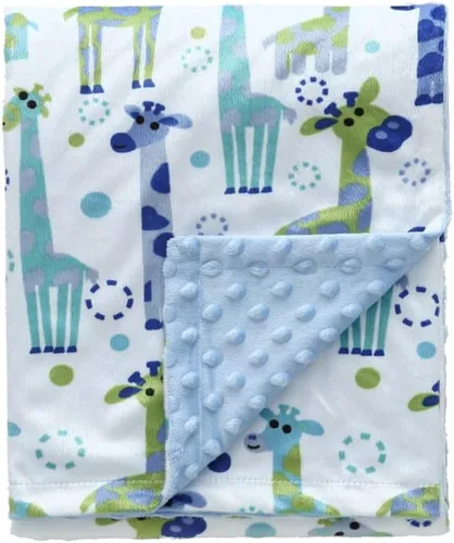 Miniatura 33 de CREVENT Manta de bebé de minky para niñas y niños, manta suave de felpa para recién nacidos - 30 x 40 pulgadas (Animal)