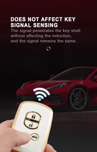 Miniatura 5 de Para Toyota 86 Crown Mark X Camry Prius Wish Ractis Avensis Aqua IQ Vitz Land Cruiser Prado Key Fob Accesorios Cubierta de la llave Smart Key Holder