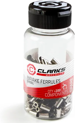 Clarks Virola de la carcasa del freno (plata, 0.197 in), 200pcs