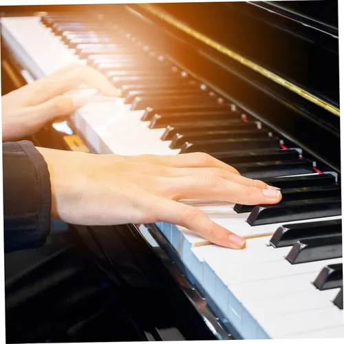 Miniatura 4 de VICASKY Teclas de piano profesionales de plástico para accesorios de piano