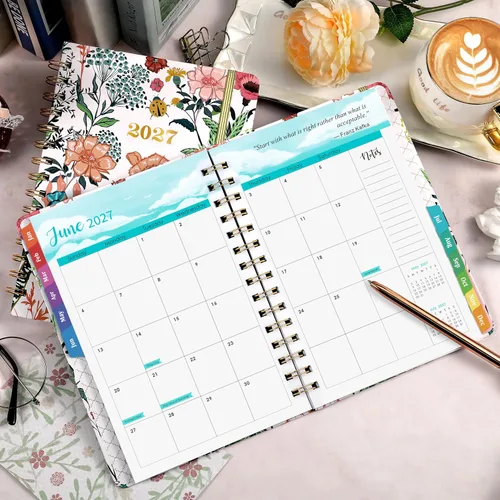 Miniatura 7 de 2027 Planner – Weekly ＆ Monthly Planner 2027, Jan. 2027 – Dec. 2027, 6.4" x 8.5" with Tabs, Flexible Hardcover, Thick Paper, Strong Twin-Wire