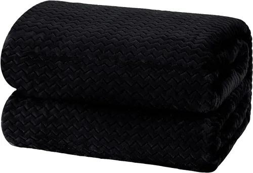 Miniatura 2 de Whale Flotilla Manta de Forro Polar Transpirable Tamaño Twin para Cama (90x66 Pulgadas), Mantas Súper Suaves y Peludas para Todas las Estaciones