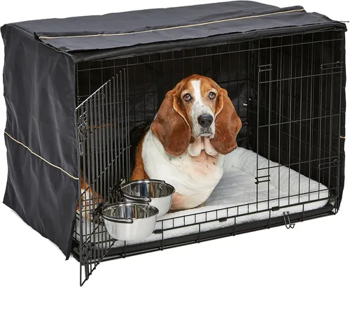 Miniatura 13 de MidWest Homes for Pets - Kit inicial Pink Fashion iCrate, paquete de jaula para perros pequeños de 24 pulgadas, incluye jaula, cama para mascotas, 2
