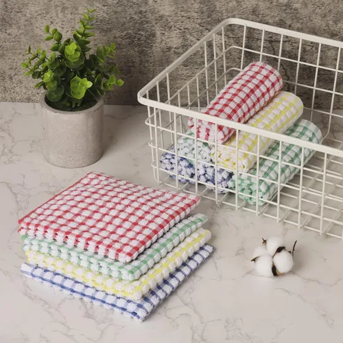 Miniatura 6 de Paños de cocina 12 piezas, trapos absorbentes de algodón a granel, paños de limpieza perfectos para uso doméstico y comercial
