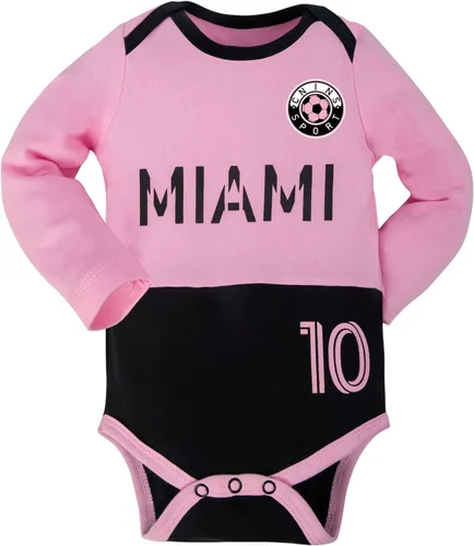 Miniatura 5 de Cnins Body deportivo para bebé, de manga larga, con temática de fútbol, unisex, para bebés de 0 a 18 meses