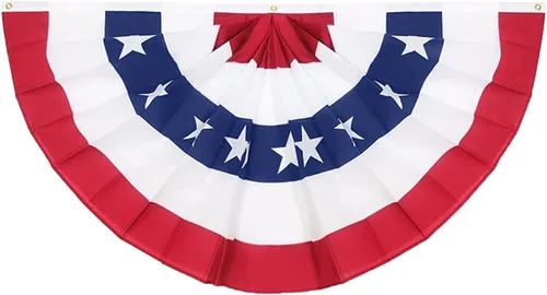 Paquete de 1 bandera de Estados Unidos de 3 x 6 pies, banderas grandes de Estados Unidos con diseño de estrellas patrióticas y rayas para el 4 de
