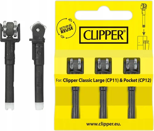 Clipper Accesorios para encendedor de metal - Accesorios de pedernal Kit de valor de repuesto