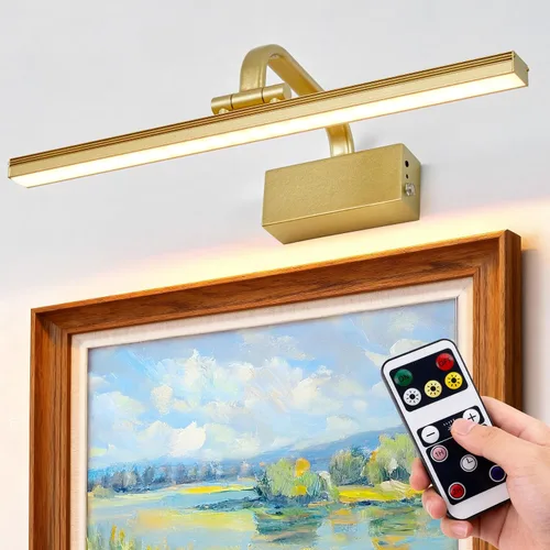 Miniatura 27 de RAIFOOLLY Luz de imagen, luces de imagen para pared inalámbricas, luces de imagen de 16 pulgadas con temporizador y regulable, luces de pared a