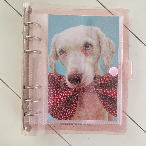 Miniatura 31 de Álbum de fotos de cabina de fotos - Cuaderno con purpurina de 6 anillas, carpeta brillante con 20 fundas para fotos de 2x6 - Se adapta a 80 tiras