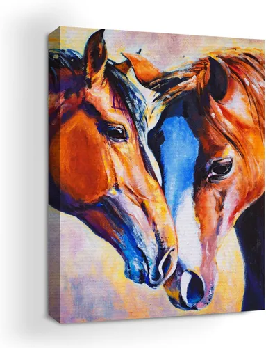 Miniatura 75 de Mavis Print - Lienzo decorativo para pared con diseño de conejo/conejo, 36 x 36 pulgadas, decoración de pared de animales impresos en HD y marco
