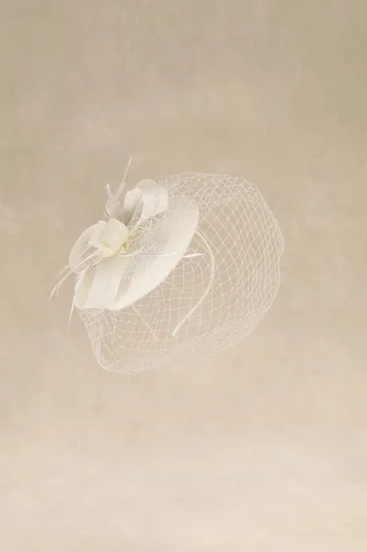 Miniatura 2 de BABEYOND Fascinator Hat Veil Feather Fascinators Hair Clip Tea Party Pillbox Derby Hat Fascinator Bridal Wedding Veil