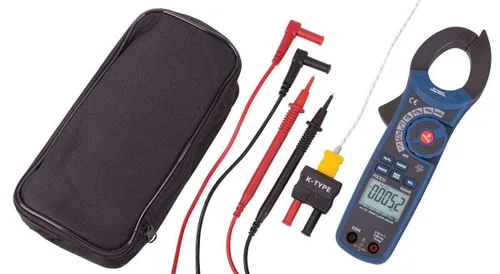 Miniatura 2 de REED Instruments R5040 True RMS AC/DC Clamp Meter con temperatura y detector de voltaje sin contacto, 1000A
