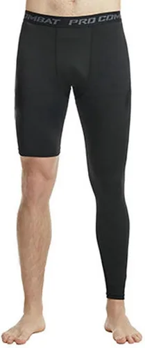 Pantalones deportivos ajustados de una sola pierna de baloncesto para hombre, pantalones de compresión de 12 de una pierna, ropa interior atlética