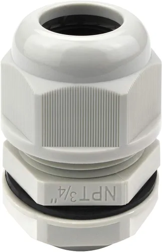 Miniatura 27 de Surtido de prensaestopas de nailon IP68, impermeable, con certificación UL y compatible con RoHS, 20 piezas, alivio de tensión de cable de 1/4 Negro