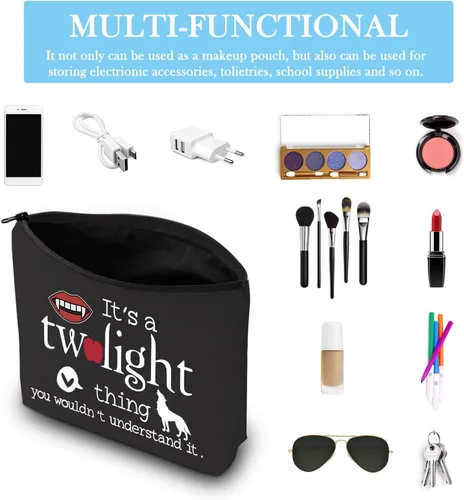 Miniatura 3 de GJTIM Regalo inspirado en programas de televisión It's a Thing You Wouldn't Understand It; bolsa de maquillaje con cremallera para fanáticos de Twil