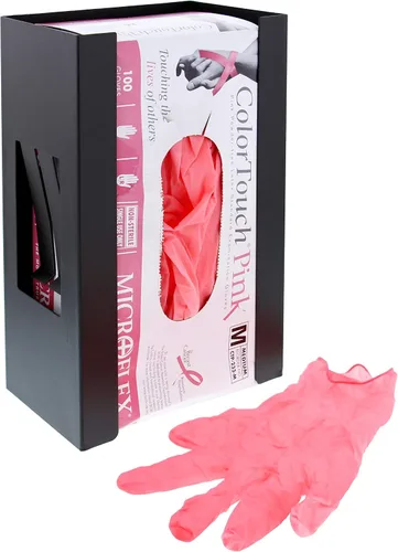 Miniatura 4 de TCP Global Soporte para guantes para montaje en pared, dispensador de guantes, soporte de caja de pañuelos para montaje en pared, dispensador