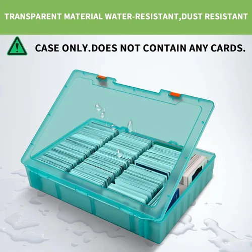 Miniatura 5 de ALKOO 2200+ Caja grande de almacenamiento para cartas de intercambio para niños contra la madurez, organizador de barajas C.A.H MTG para cartas