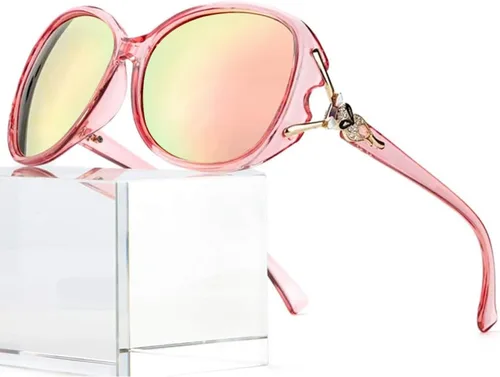 Miniatura 15 de FIMILU Gafas de sol para mujer, lentes de sol polarizados de gran tamaño, gafas de sol grandes para mujer, protección UV