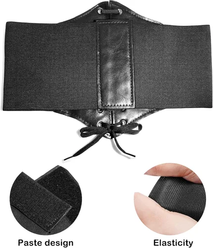Miniatura 6 de Gleamart Cinturón de corsé con cordones para mujer