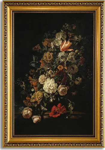 Miniatura 52 de YD&YZY Arte de pared de rana divertida para baño con marco dorado, lienzo de rana en el inodoro leyendo periódico, decoración de pared, pintura