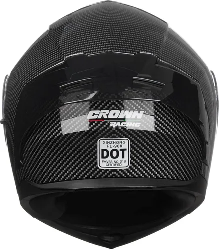 Miniatura 7 de Casco modular para motocicleta con diseño abatible, aprobado por el DOT con visera extra transparente, cascos de cara completa para motocicleta