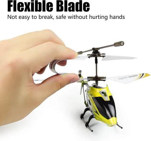 Miniatura 6 de Cheerwing S107/S107G Phantom 3.5 canales, minihelicóptero RC con giroscopio, Amarillo