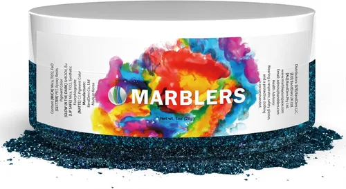 Miniatura 75 de MARBLERS - Polvo de mica de grado cosmético, nacarado, no tóxico, vegano, libre de crueldad, sombra de ojos, esmalte de uñas, arte de uñas, [Gris]