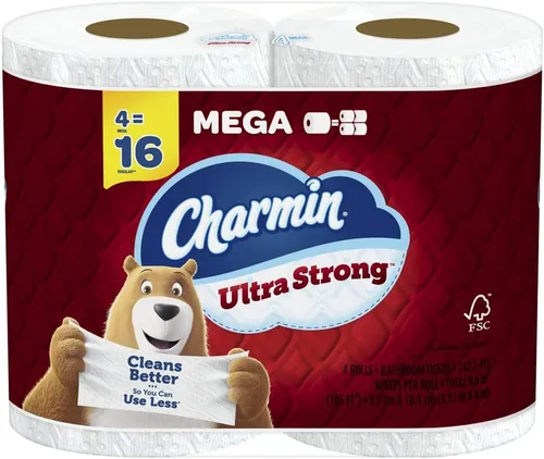 Miniatura 18 de Rollos dobles de papel higiénico ultra fuerte Charmin - 18
