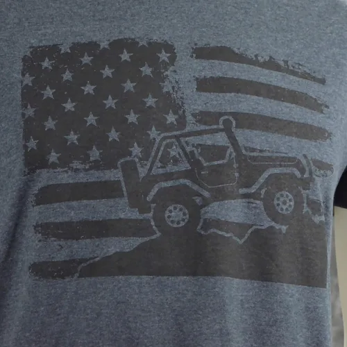 Miniatura 4 de Americana Off-Road en un oscuro Heather T Shirt