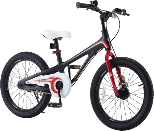 Miniatura 10 de RoyalBaby Bicicleta para niños, ligera de aleación de magnesio de 16/18 pulgadas, para niños y niñas de 4 a 9 años, ruedas de entrenamiento