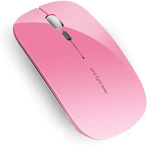 Miniatura 16 de Uciefy Q5 - Ratón inalámbrico recargable delgado, 2.4G, portátil, óptico, silencioso, ultrafino, ratón inalámbrico para computadora con receptor USB