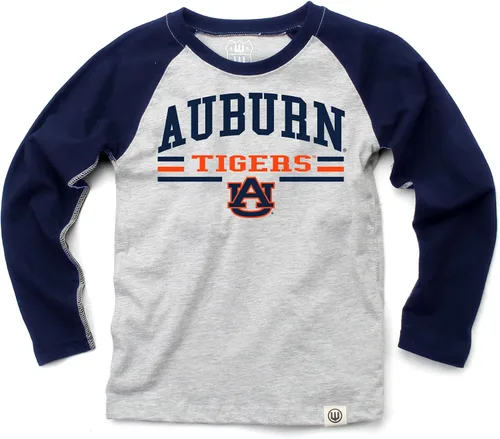 Miniatura 37 de Wes and Willy NCAA playera raglán de manga larga para niños