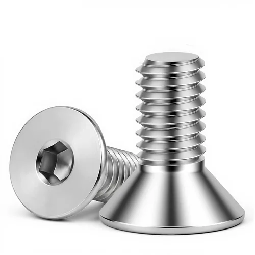 Miniatura 7 de Tornillos avellanados de cabeza plana de 5/16-18 x 1 pulgada, tornillo avellanado, acero inoxidable 18-8, rosca completa, acabado brillante, 15