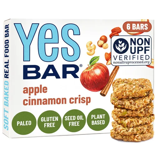 Miniatura 12 de YES Nut Bars - Fresa y coco - Barras suaves masticables saludables hechas con jarabe de arce orgánico, veganas, paleo, sin gluten, sin azúcar