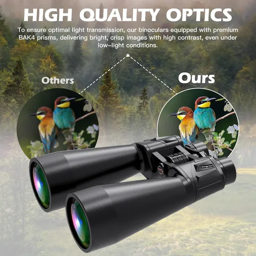 Miniatura 3 de Prismáticos Sogries 18x70 para adultos de alta potencia, prismáticos de gran apertura de 70 mm para astronomía de larga distancia, impermeables y a