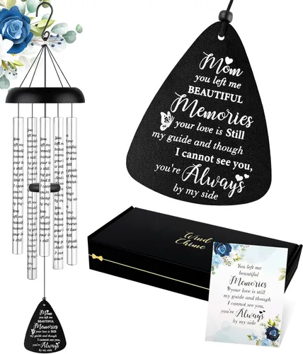 Miniatura 10 de Fabuday Regalos Conmemorativos Campanas de Viento - Regalo de Condolencia por la Pérdida de Papá o Mamá, Campanas de Viento en Memoria de un Ser
