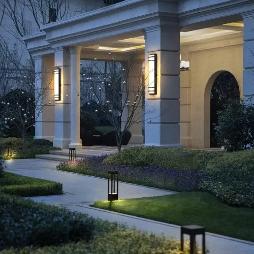 Miniatura 3 de Sytmhoe Luces de Pared Exteriores, 23.6in 36W LED Moderna Lámpara de Pared para Porche y Patio, Aplique de Pared Exterior de Aluminio Negro Montado