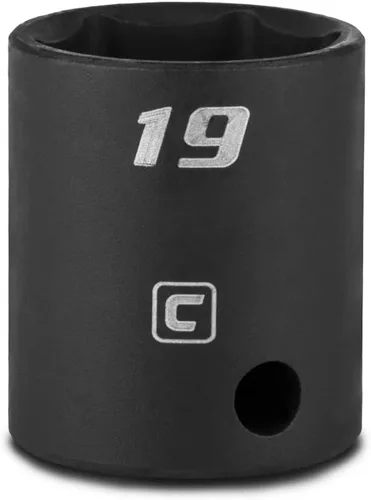 Miniatura 11 de Capri Tools Zócalo de impacto poco profundo de 0.236 in, accionamiento de 3/8 pulgadas, 6 puntos, métrico