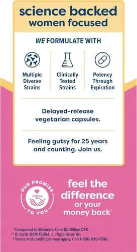 Miniatura 2 de Renew Life Cápsulas probióticas para mujeres, apoya el equilibrio del pH para mujeres, salud vaginal, urinaria, digestiva e inmunológica, L.