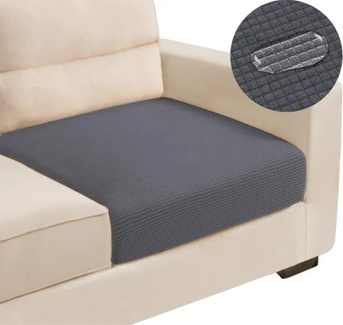 Miniatura 25 de Funda repelente al agua para cojín de sillón, funda elástica para respaldo individual de sofá seccional, funda para sofá en forma de L para mascotas