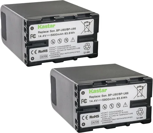 Miniatura 4 de Kastar Paquete de 1 batería BP-U60 de 14.4 V 5800 mAh de repuesto para Sony PXW-FS7M2K, PXW-FX6, PXW-FX9 XDCAM, PXW-FX9K, PXW-X160, PXW-X180