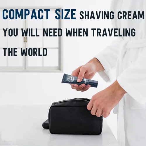 Miniatura 3 de Crema de afeitar para hombre, 8 piezas, juego de regalo de crema de afeitado de viaje, kit de crema de afeitar de lujo para hombre, regalo único