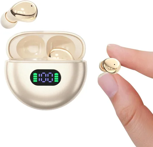 Skin Tone - Auriculares inalámbricos invisibles en el oído, mini auriculares discretos con Bluetooth ocultos, auriculares para el trabajo, dormir de