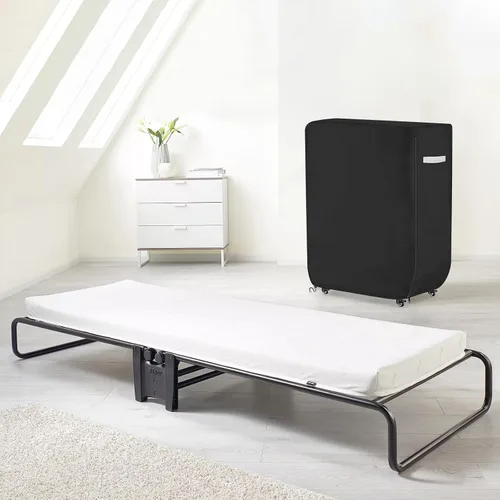 Miniatura 6 de Funda de cama enrollable resistente al agua, universal, plegable, con cremallera, protector a prueba de polvo, 39 pulgadas de largo x 15 pulgadas