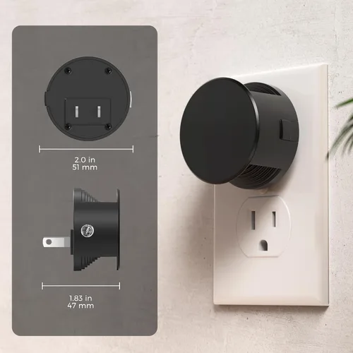 Miniatura 3 de L LOHAS LED Luces nocturnas enchufables a la pared, [paquete de 2] Luz nocturna enchufable con sensor de luz, brillo ajustable, luz blanca diurna
