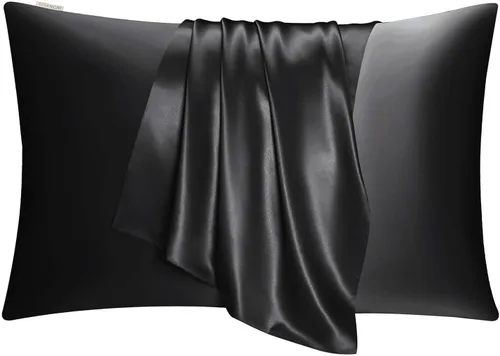 Miniatura 7 de DISANGNI Funda de almohada de seda de morera 100% natural para cabello y piel con cremallera oculta, 22 momme ambos lados