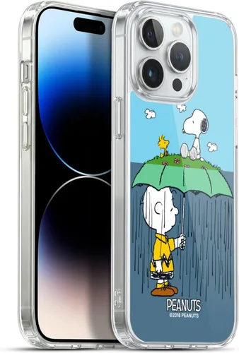 Miniatura 276 de Head Case Designs Funda de gel con licencia oficial de Peanuts Snoopy & Woodstock Halfs and Laughs [protección de grado militar] compatible