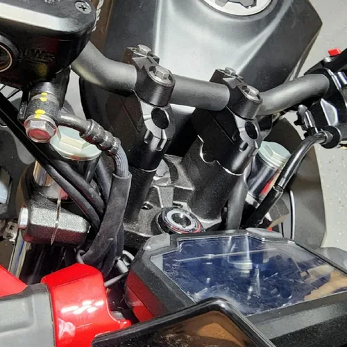 Miniatura 2 de Z400 Z500 - Elevador de altura para manillar de motocicleta, compatible con Kawasaki Z400 Z400 ABS Z500 ABS Z500 SE ABS