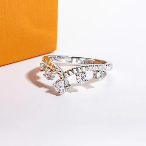 Miniatura 5 de Anillos de eternidad de moissanita, anillos de boda, color D, claridad VVS1, redondo, corte brillante, plata de ley 925, 56 piedras, anillos